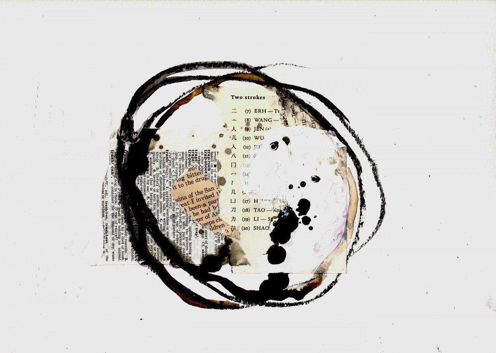 Círculos de tinta abstractos de Deb Chaney