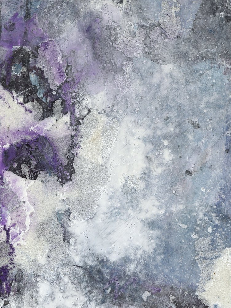 Textura gris púrpura cósmico de Deb Chaney