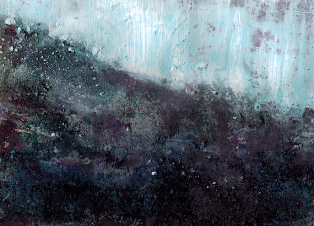 Paisaje marino de invierno oscuro de Deb Chaney