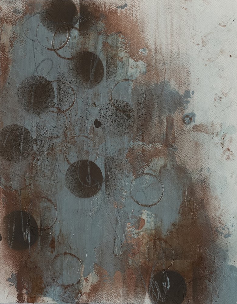 Círculo abstracto desgastado de Deb Chaney