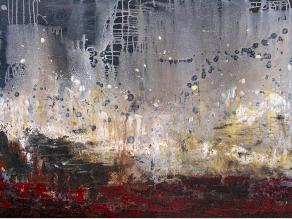 Paisaje abstracto dinámico de Deb Chaney