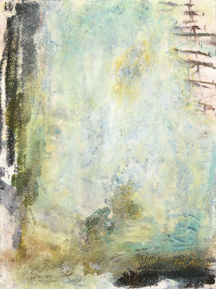 Abstracto verde etéreo de Deb Chaney