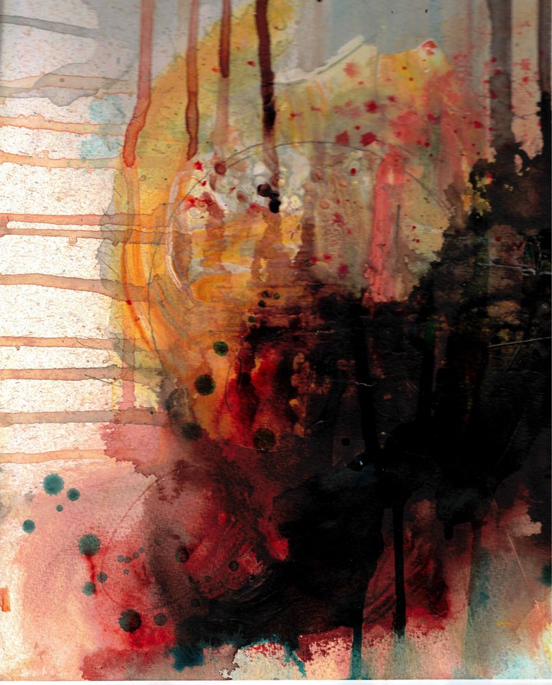 Gotas abstractas y ardientes de Deb Chaney