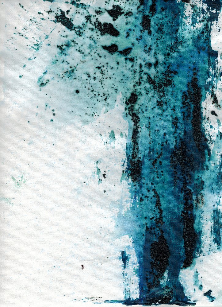 Abstracto azul misterioso de Deb Chaney