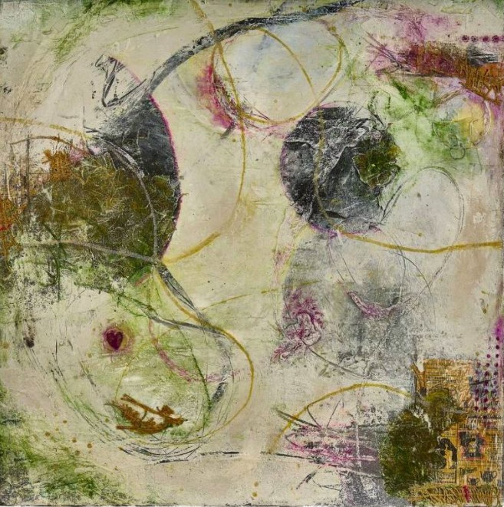Capas abstractas orgánicas de Deb Chaney