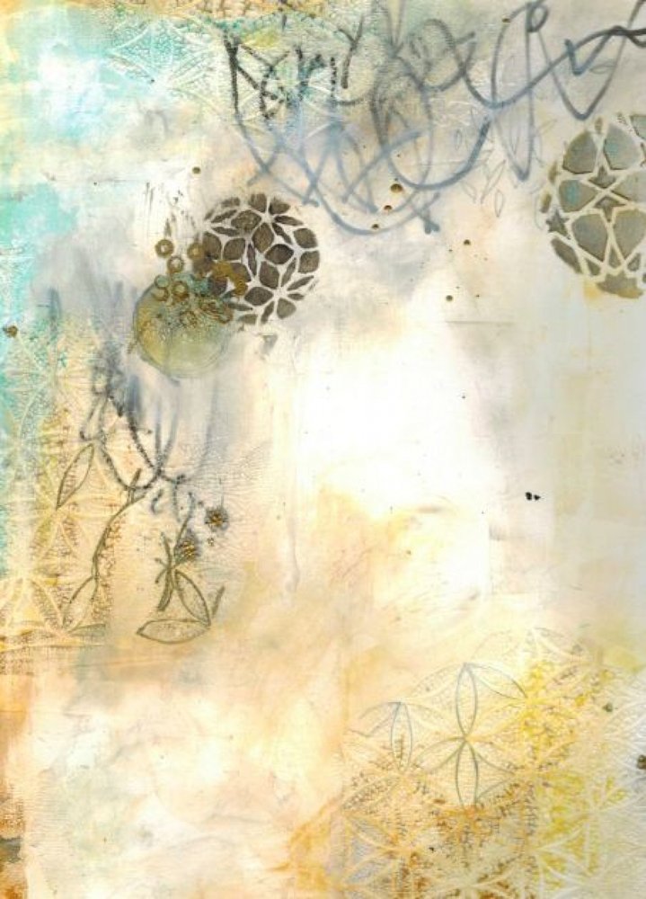 Capas abstractas orgánicas de Deb Chaney