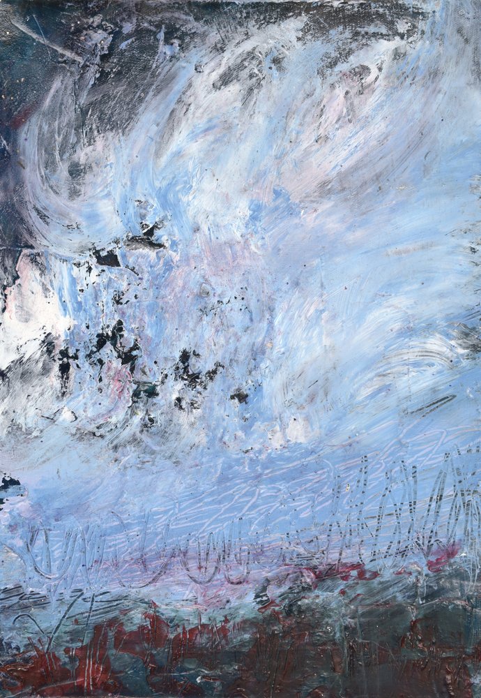 Paisaje abstracto tormentoso de Deb Chaney