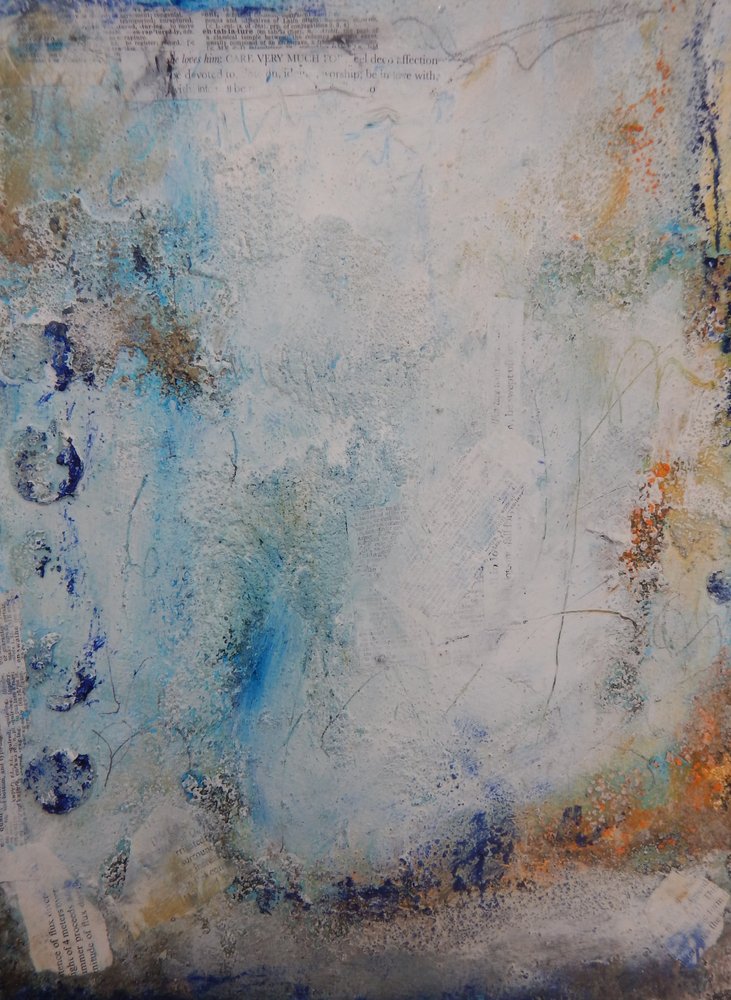 Tonos azules con textura de Deb Chaney