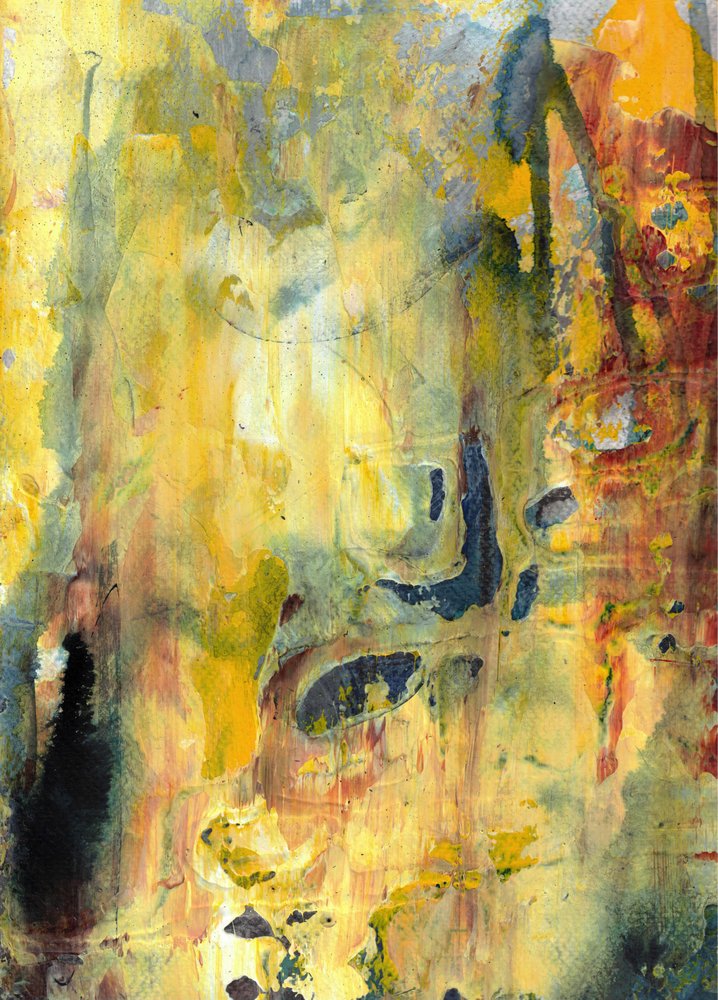 Oro abstracto vibrante de Deb Chaney