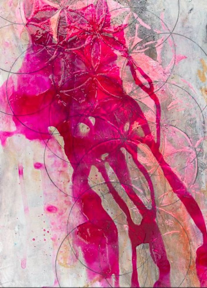 Flujo rosa vibrante de Deb Chaney
