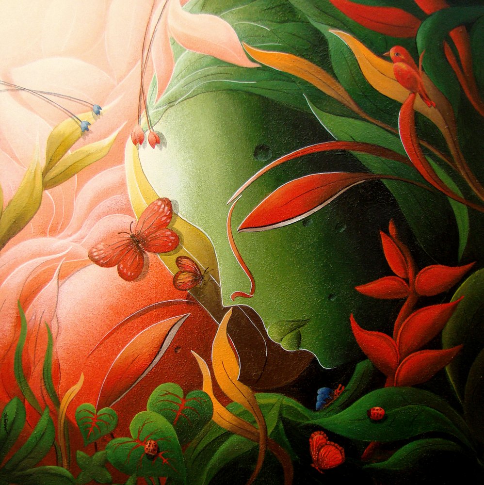 Mujer de espíritu tropical de Dhananjoy Mukherjee