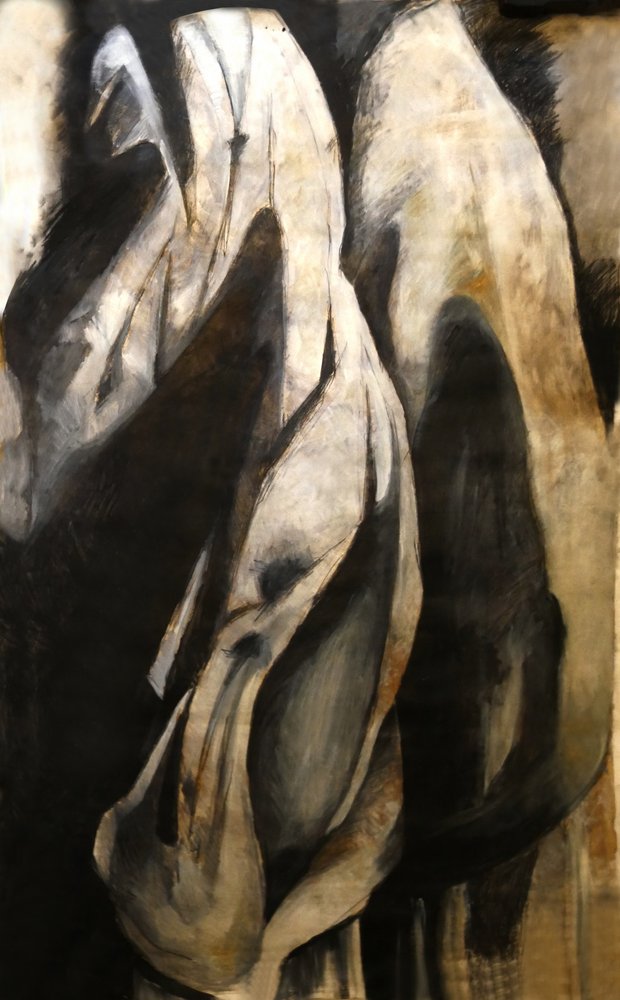 Formas drapeadas abstractas de Doris Schmitz