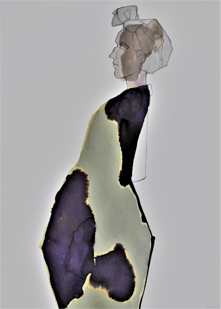 Perfil de moda abstracto de Doris Schmitz
