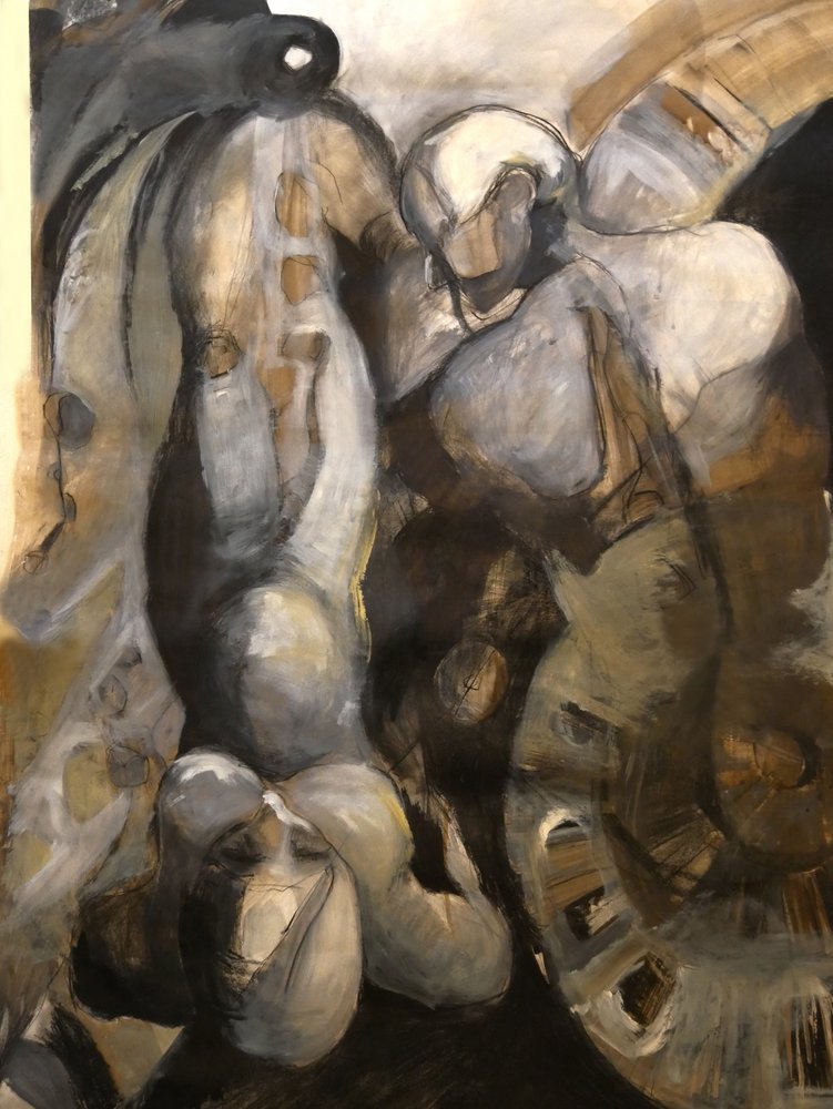 Formas humanas abstractas de Doris Schmitz