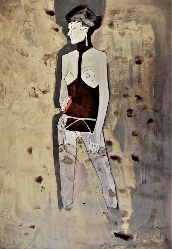 Corsé rojo seductor de Doris Schmitz