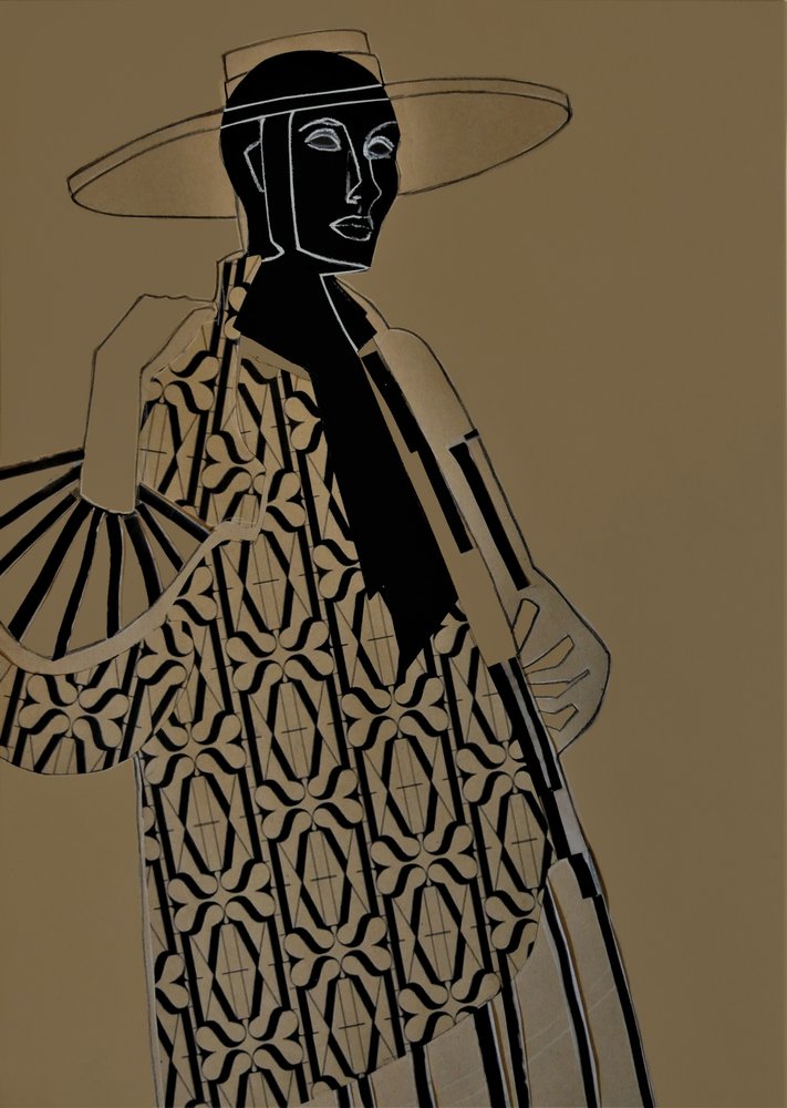 Mujer con estilo Art Déco de Doris Schmitz