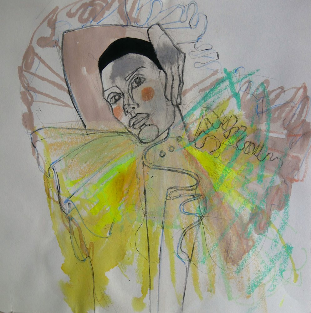 Retrato de moda a todo color de Doris Schmitz