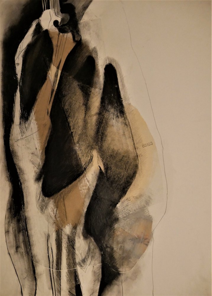 Figuras abstractas con drapeados de Doris Schmitz