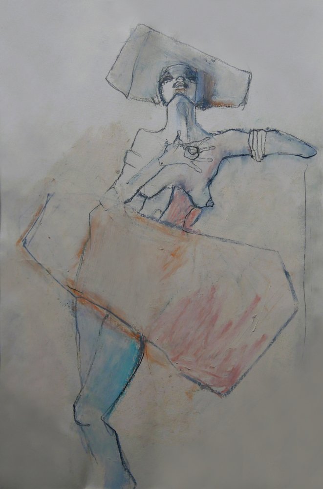 Figura dinámica del mundo de la moda de Doris Schmitz