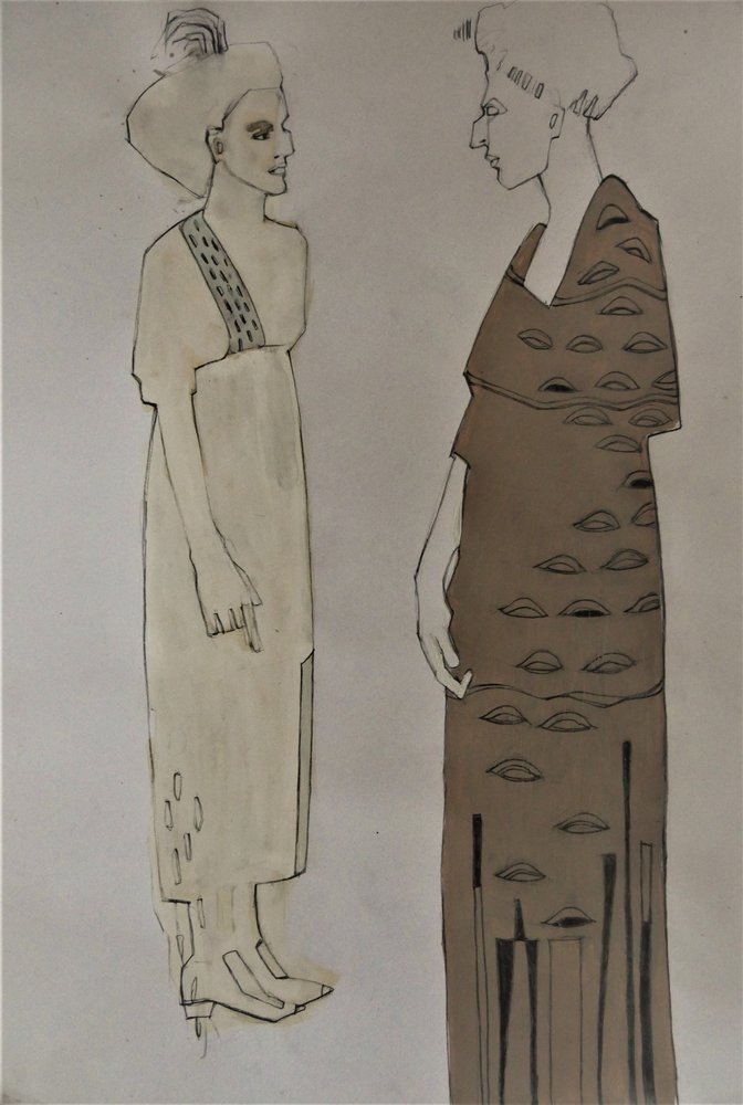 Figuras elegantes de la moda de Doris Schmitz