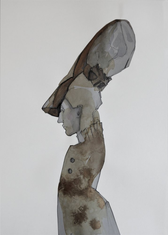 Perfil de una figura elegante de Doris Schmitz