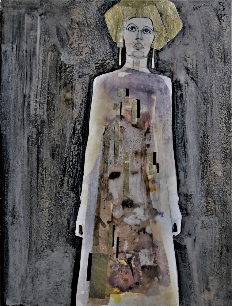 Sombrero dorado «Elegant Woman» de Doris Schmitz