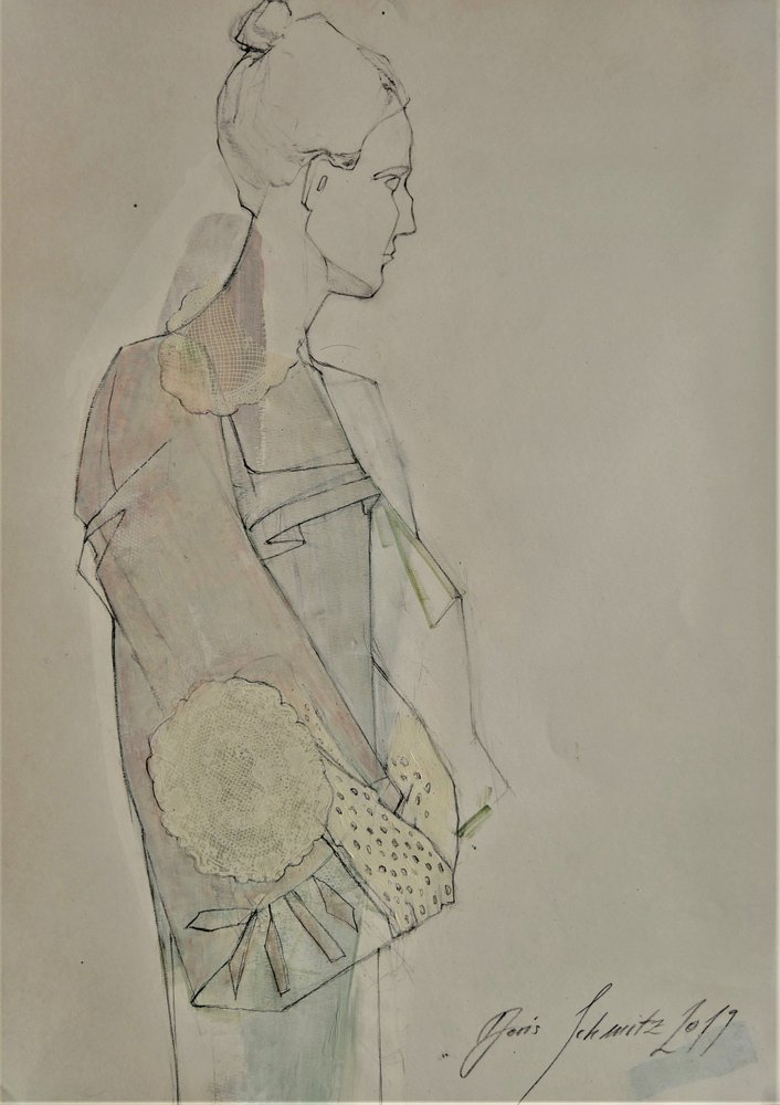 Perfil de una mujer elegante de Doris Schmitz