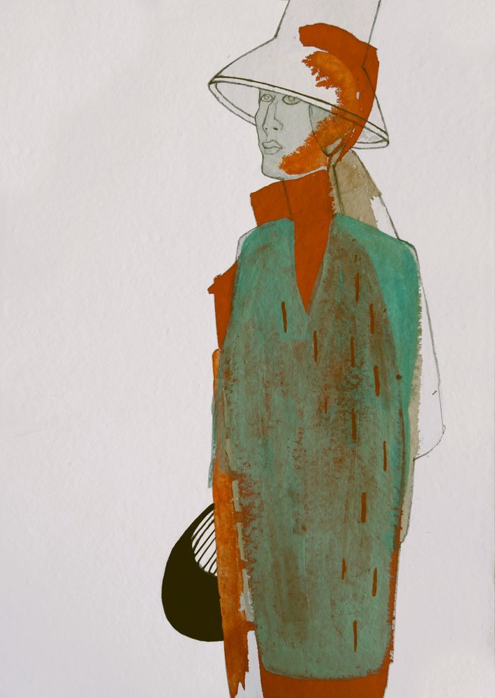Figura de la moda moderna de Doris Schmitz