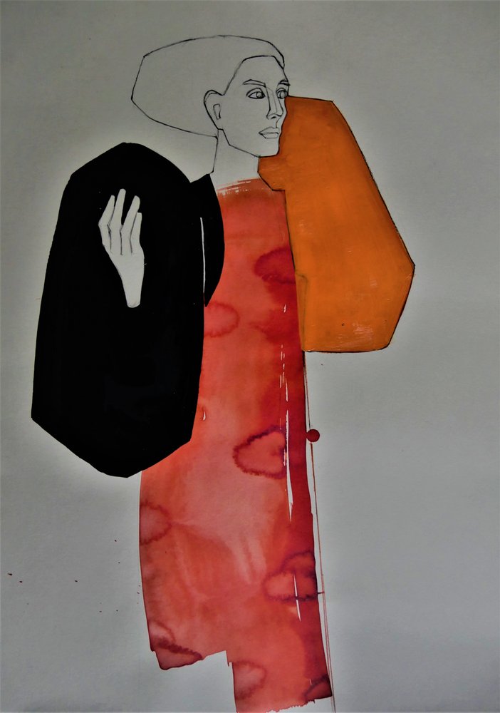 Figura de la moda moderna de Doris Schmitz