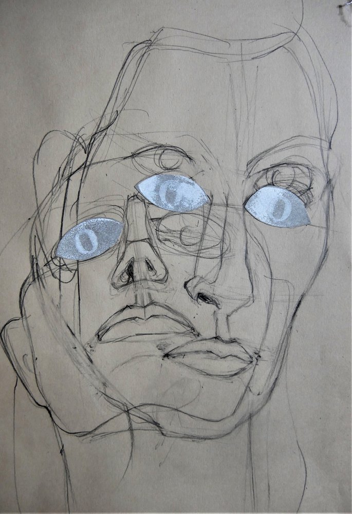 Retrato de múltiples ojos de Doris Schmitz