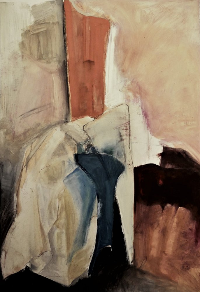 Composición abstracta en tonos apagados de Doris Schmitz