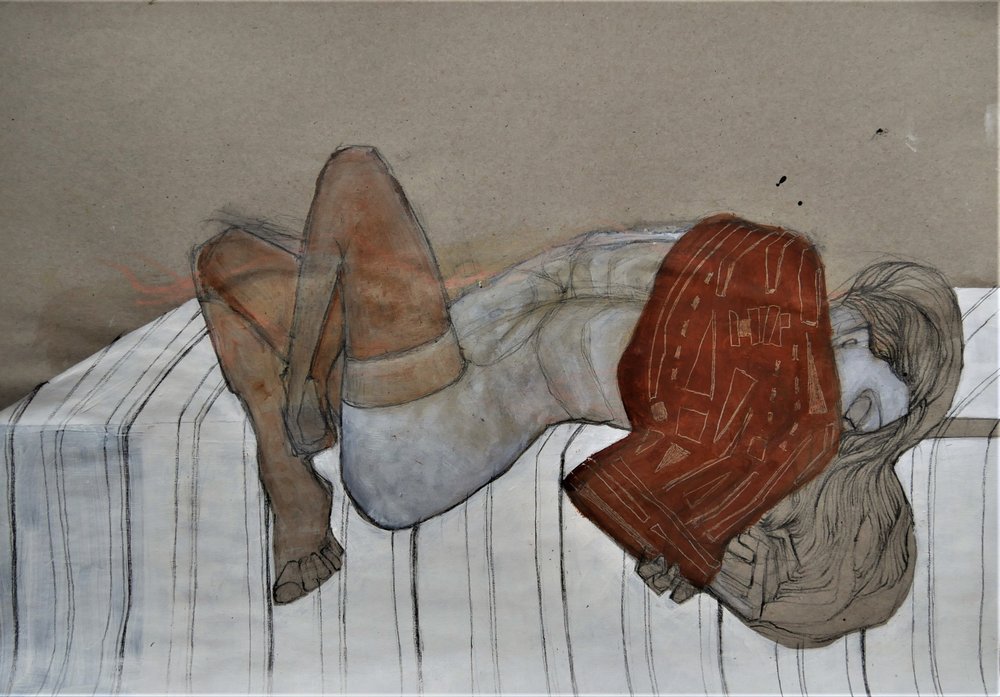Descanso tranquilo sobre rayas de Doris Schmitz