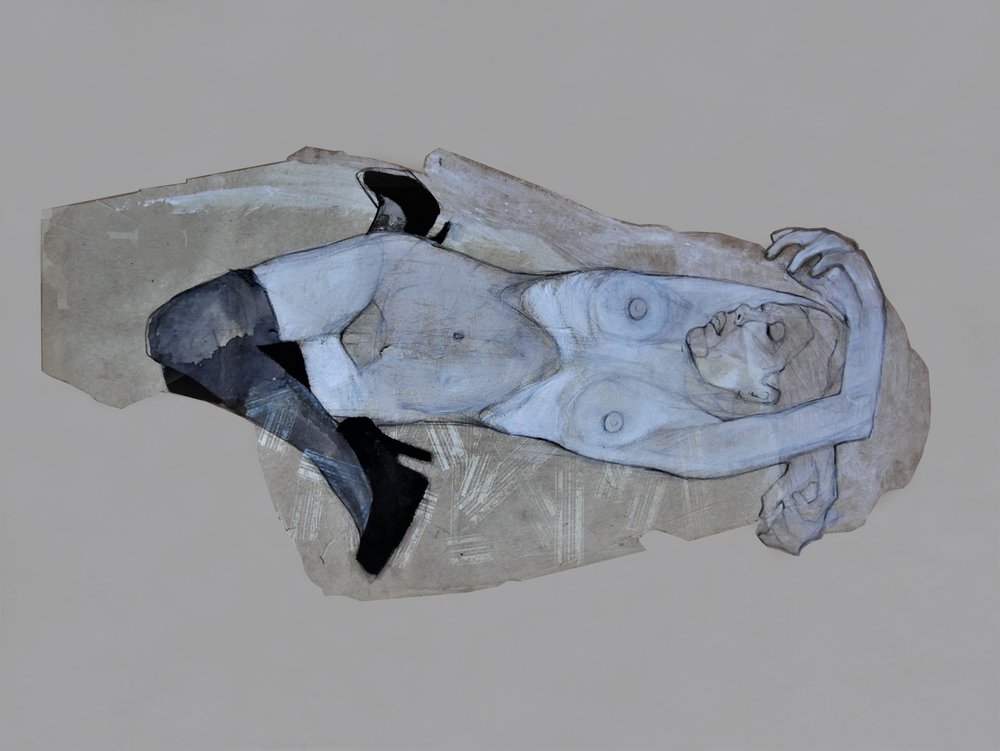 Tacones de nude reclinables de Doris Schmitz