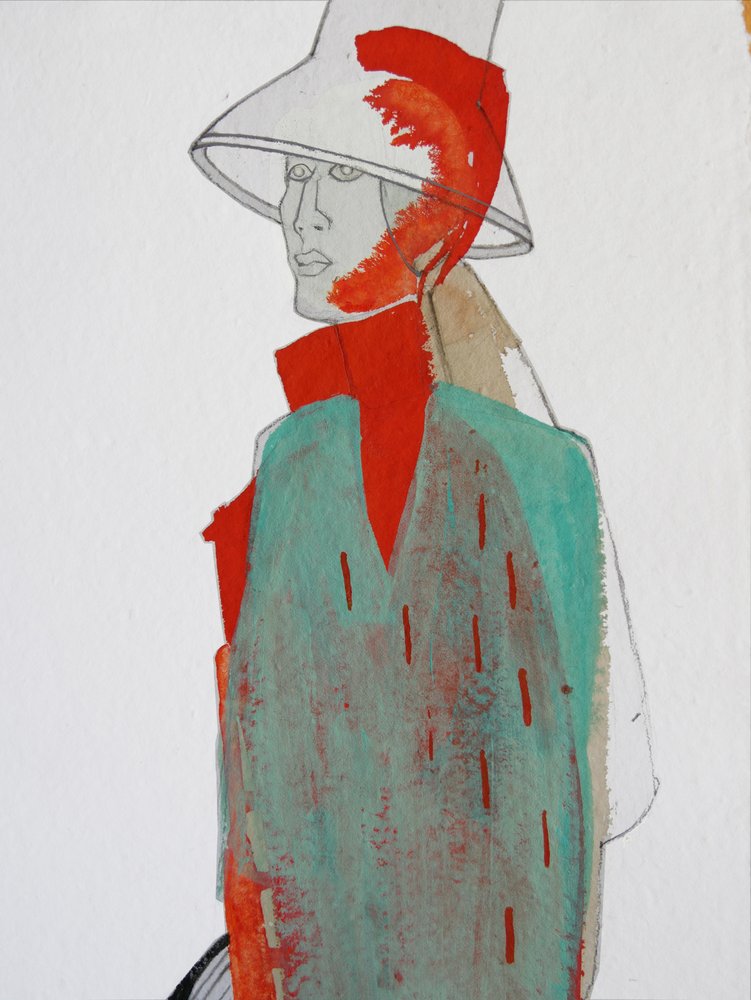 Figura de moda «Red Splash» de Doris Schmitz