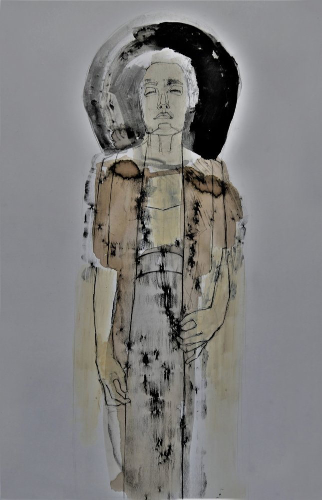 Figura abstracta serena de Doris Schmitz