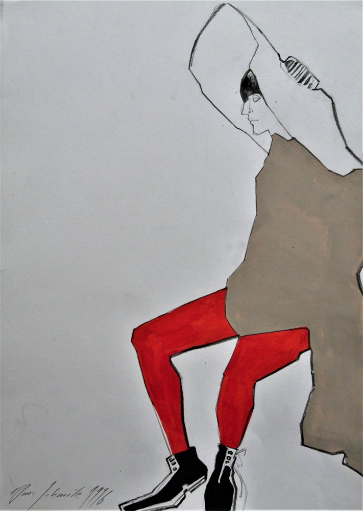 Medias rojas elegantes para mujer de Doris Schmitz