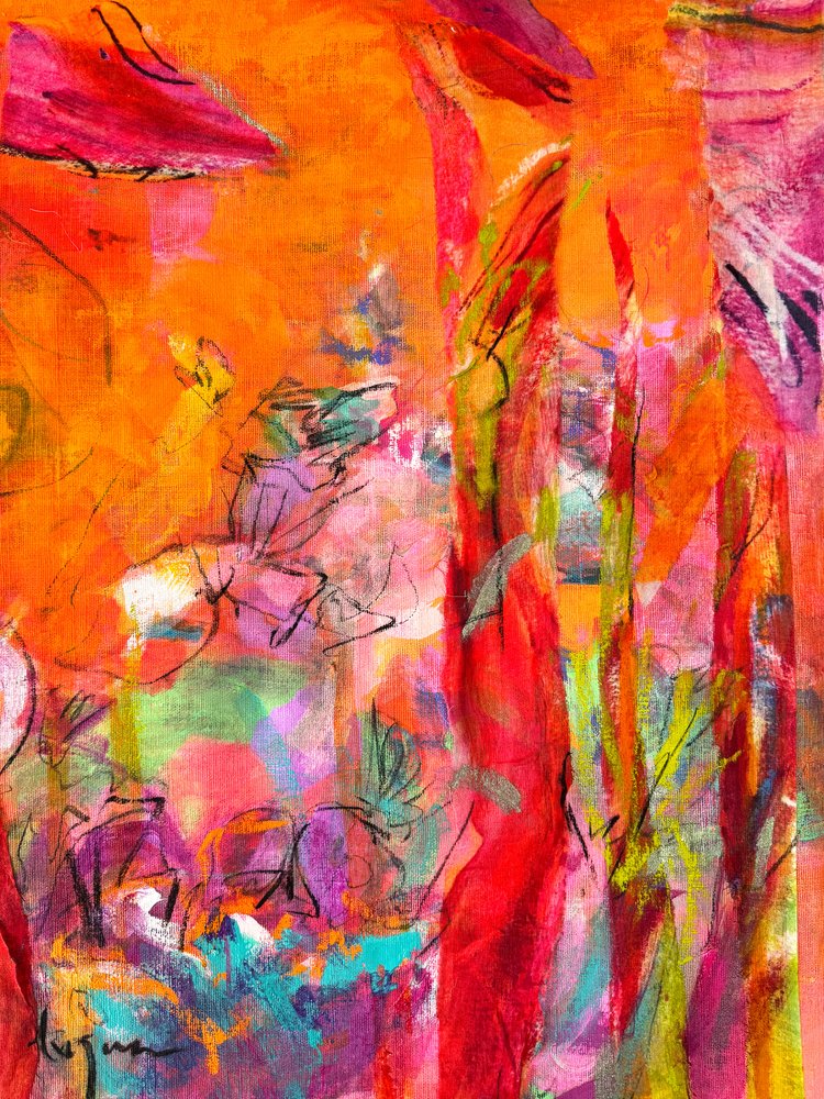 Energía abstracta y vibrante de Dorothy Fagan