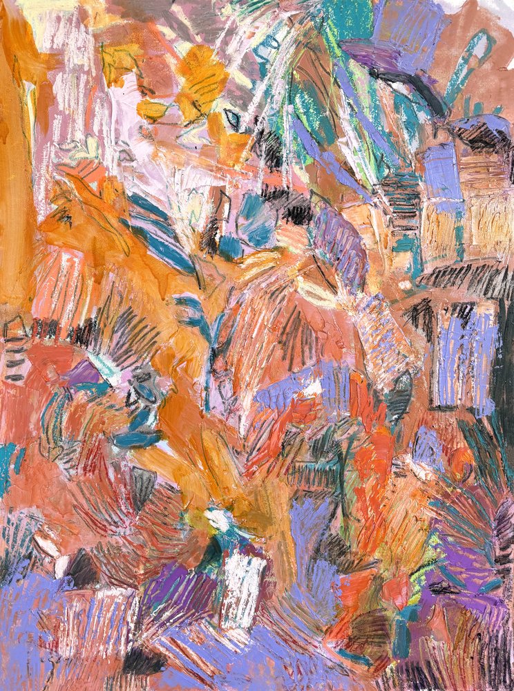 Formas abstractas vibrantes de Dorothy Fagan