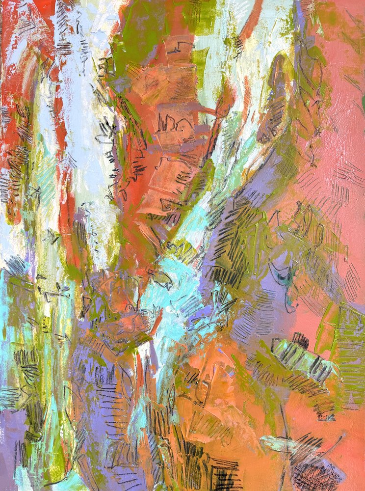 Texturas abstractas llenas de vida de Dorothy Fagan