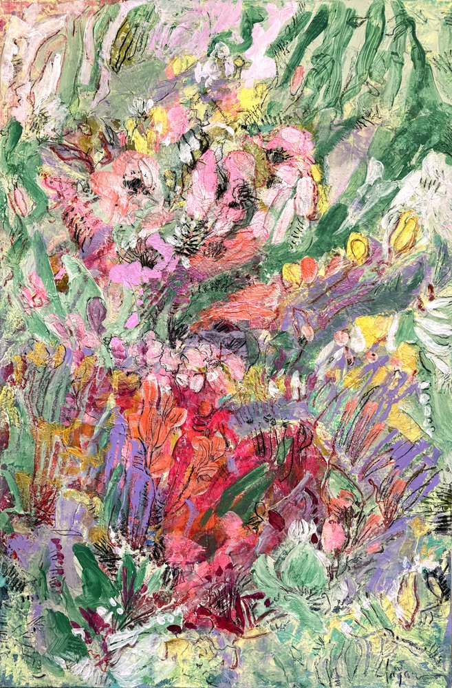 Flores de jardín en todo su esplendor de Dorothy Fagan