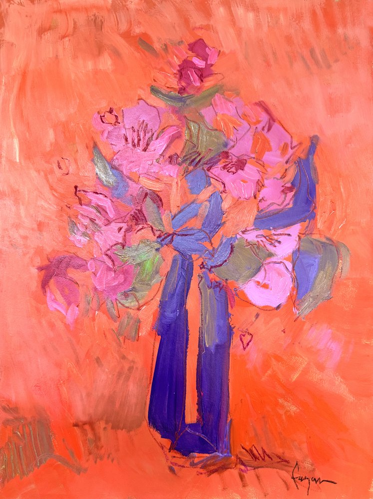 Ramo de color rosa intenso de Dorothy Fagan