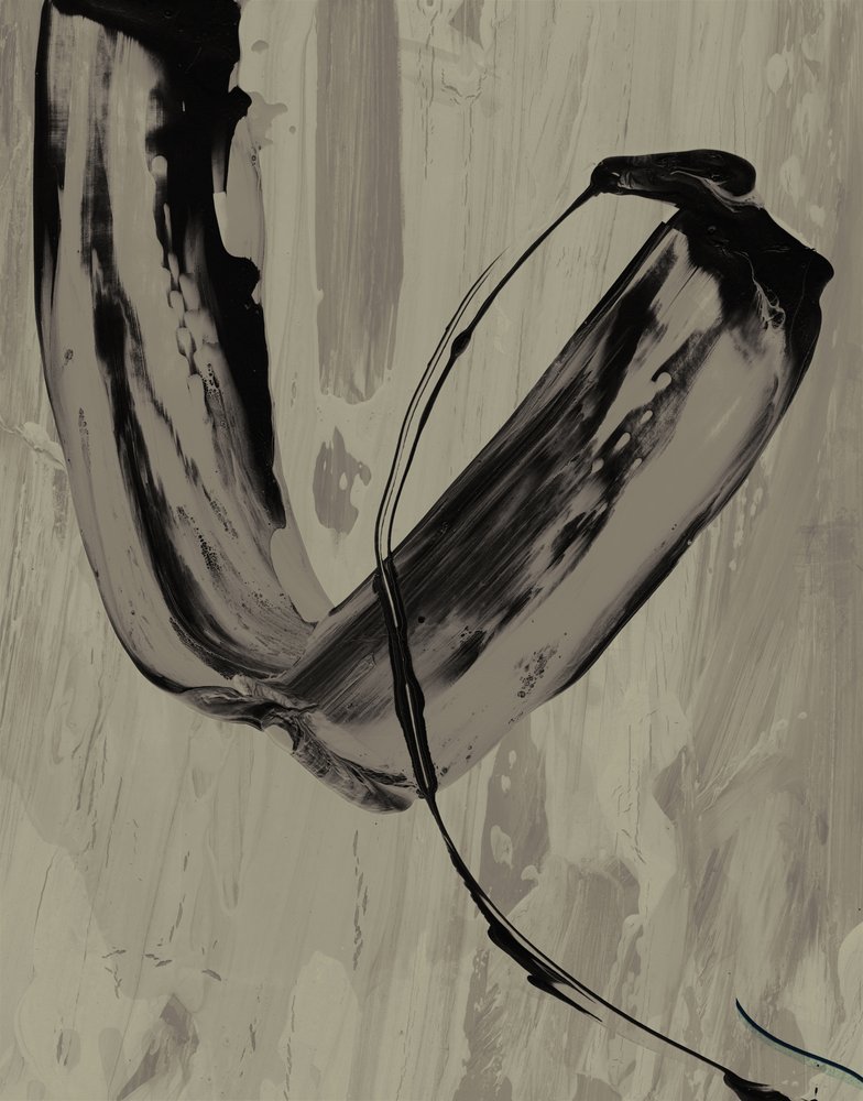Gesto abstracto en gris de Edward Selkirk