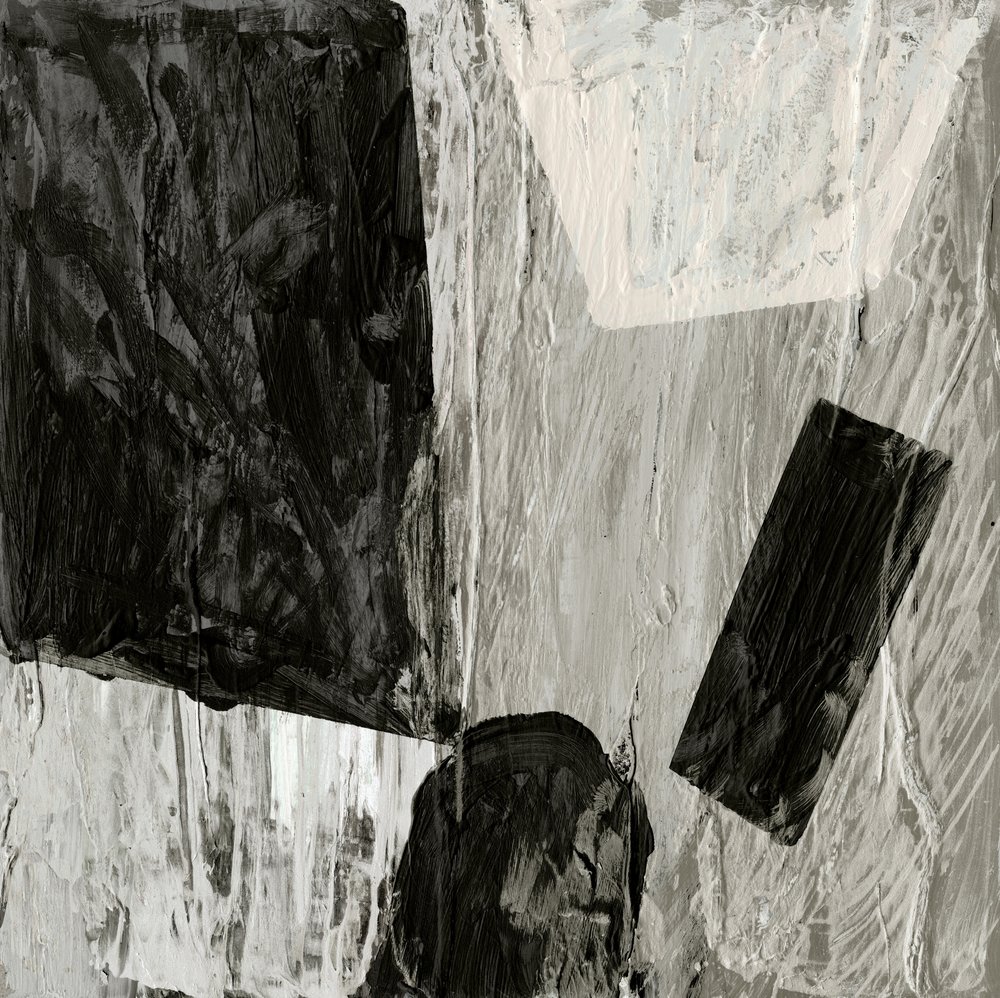 Texturado, abstracto, monocromático de Edward Selkirk