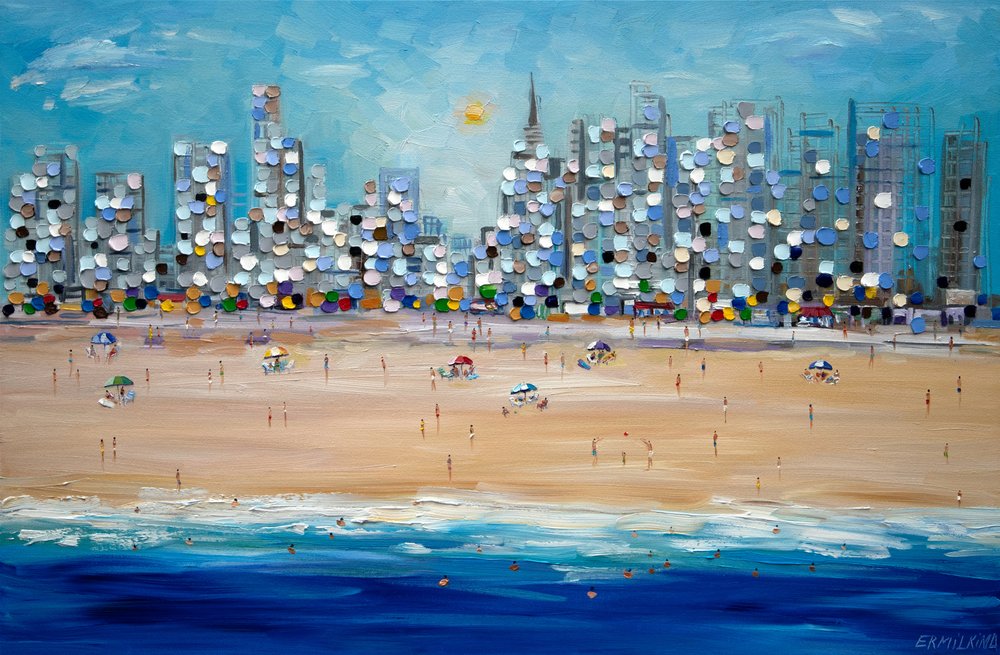 Playa urbana llena de vida de Ekaterina Ermilkina