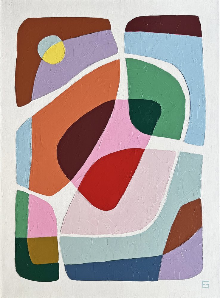 Formas abstractas de colores de Ellen Greup