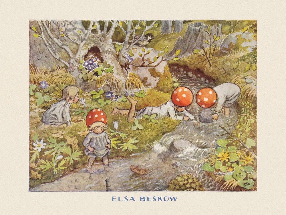 Los niños de Tomtebo, Bäcken de Elsa Beskow