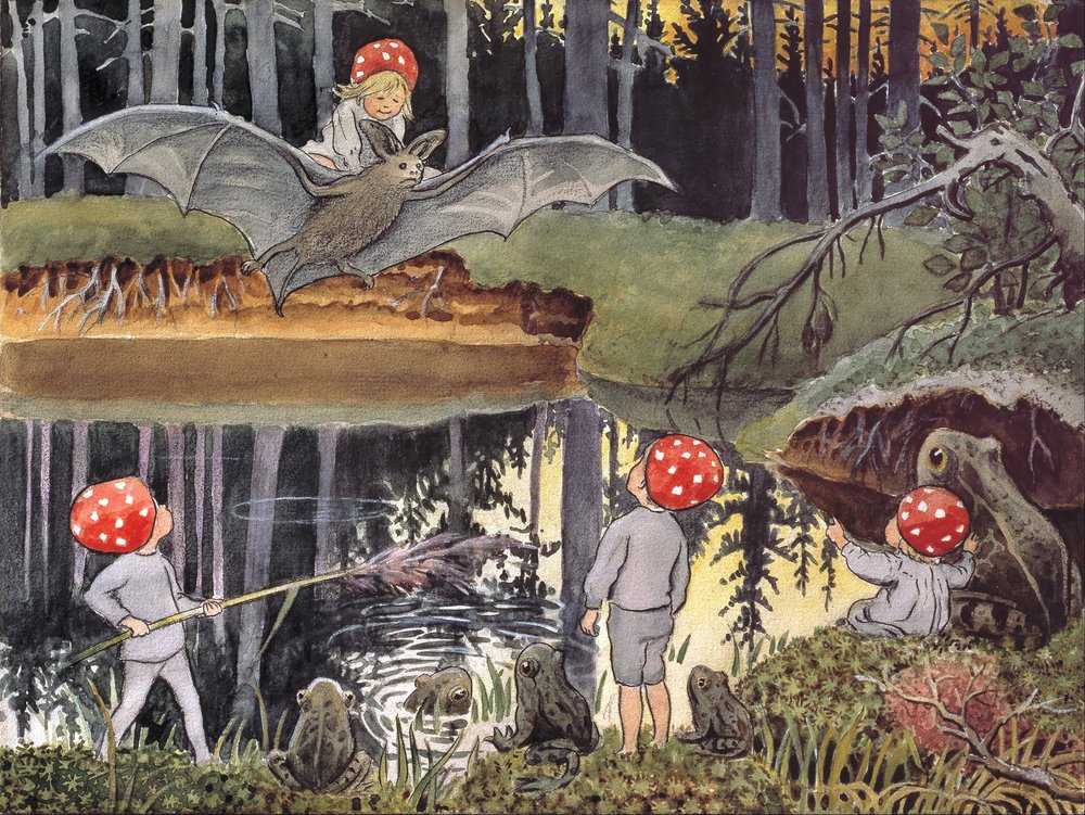 Los niños de Tomtebo: El murciélago de Elsa Beskow