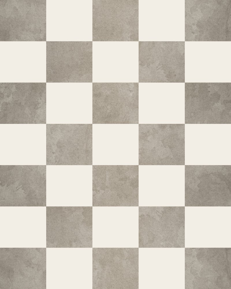 Tablero de ajedrez de hormigón gris de Ema Paraschiv