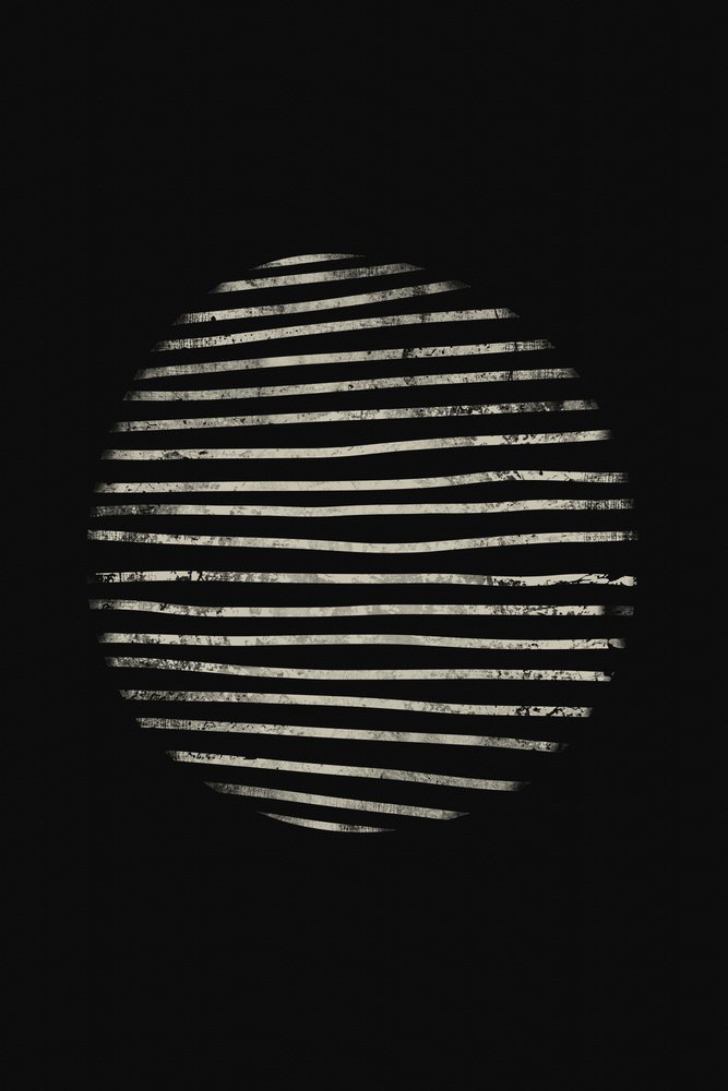 Orbe celestial rayado de Ema Paraschiv