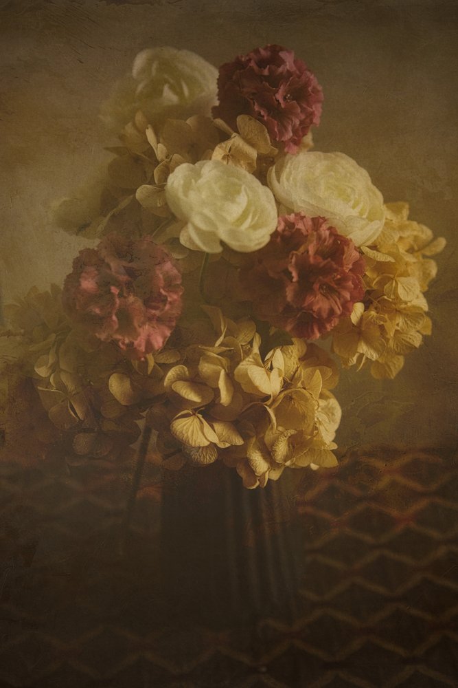 Ramo floral vintage de Enrico Sottocorna